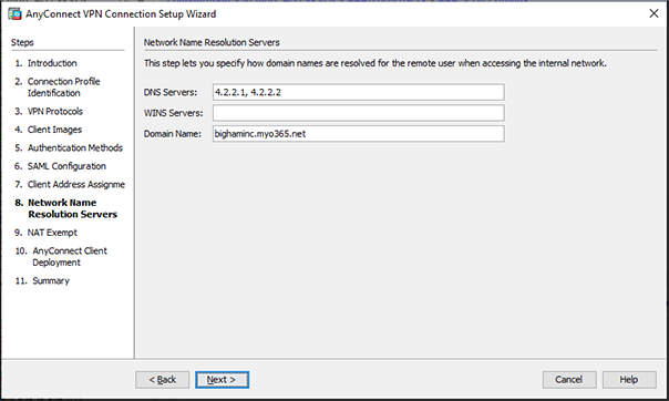 Configuring DNS Settings